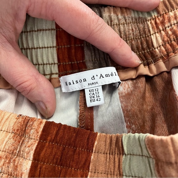 MAISON D'AMELIE x ANTHROPOLOGIE Elastic Waist Wide Leg Pants - Picture 8 of 11